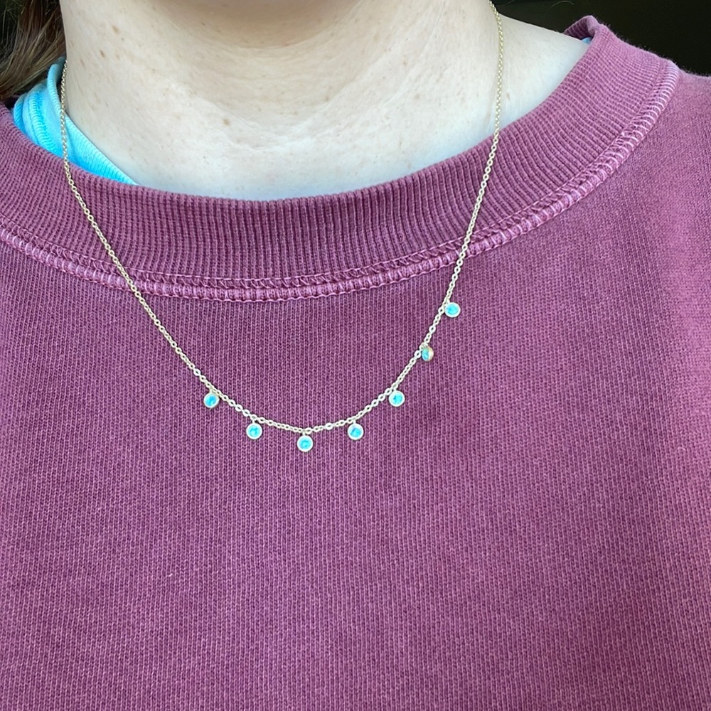 Gold and Opal Necklace